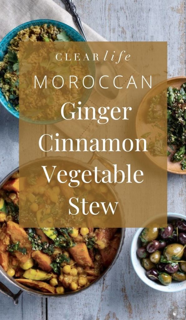 Vegetable stew over a flavourful couscous recipe!