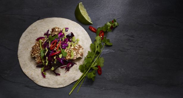 Crispy Cauliflower Tacos With Slaw & Avocados