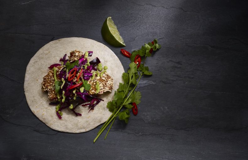 Crispy Cauliflower Tacos With Slaw & Avocados