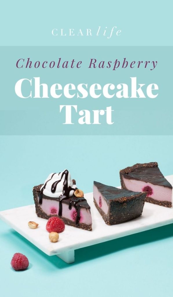 vegan cheesecake tart for dessert