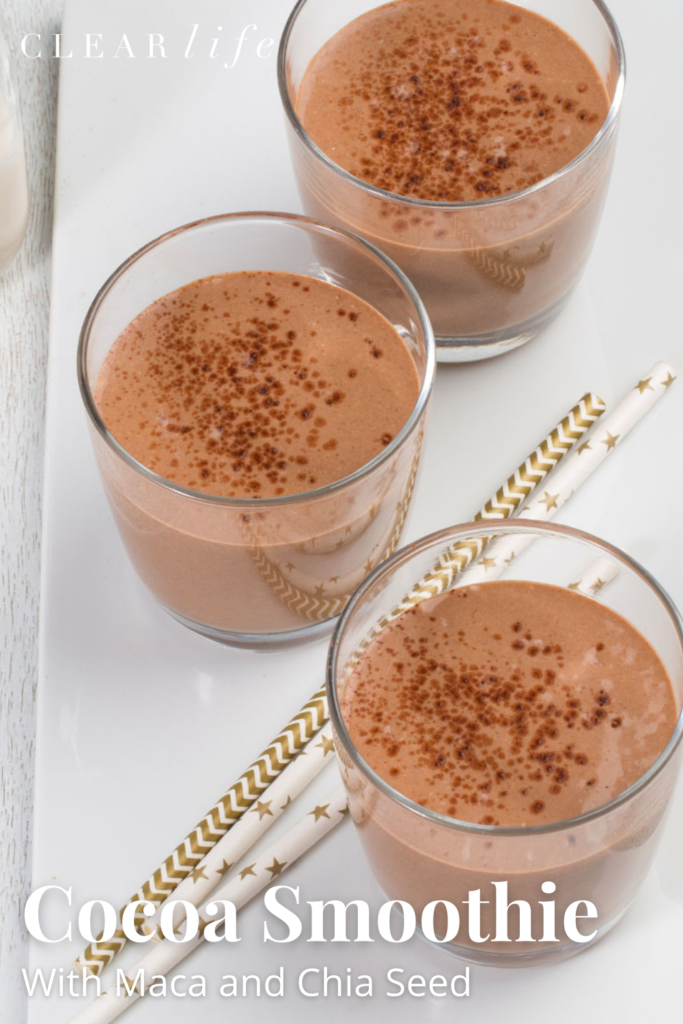 Drink your way to a healthier body with this smoothie, infused with Maca root contains significant amounts of amino acids, carbohydrates, and minerals.