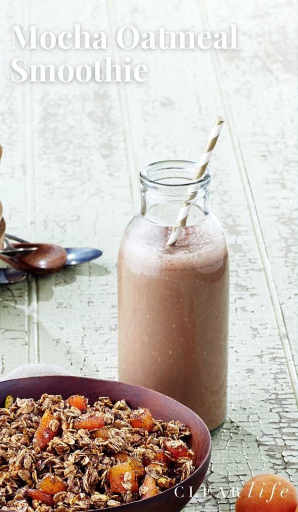If you love the heartiness of oatmeal, but prefer a quick and easy smoothie in the morning, combine the two!