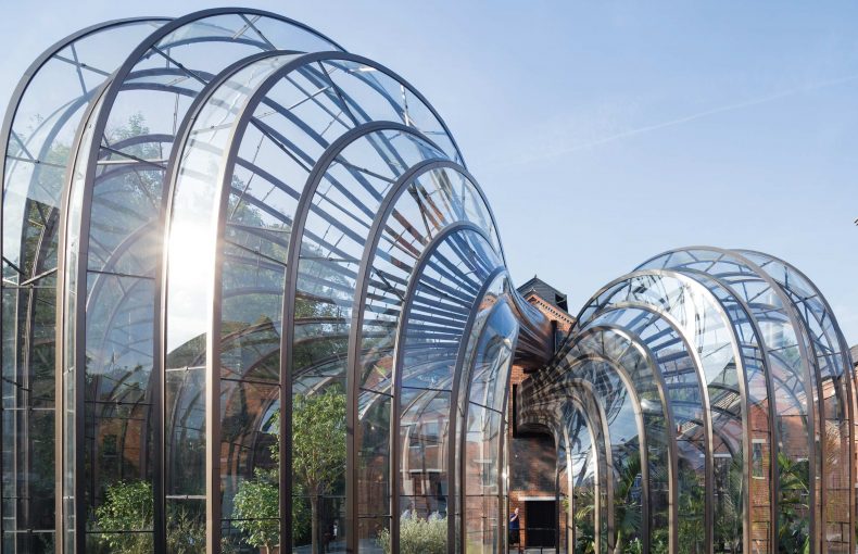 Bombay Sapphire greenhouses