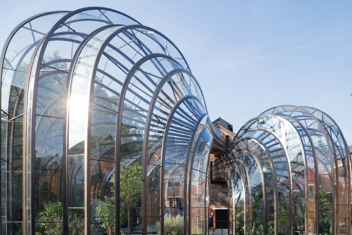 Bombay Sapphire greenhouses