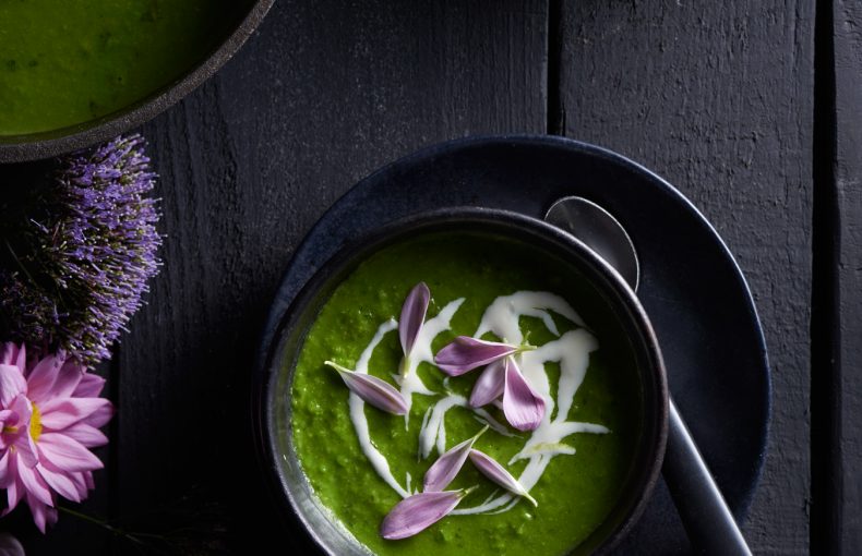 flower pea soup