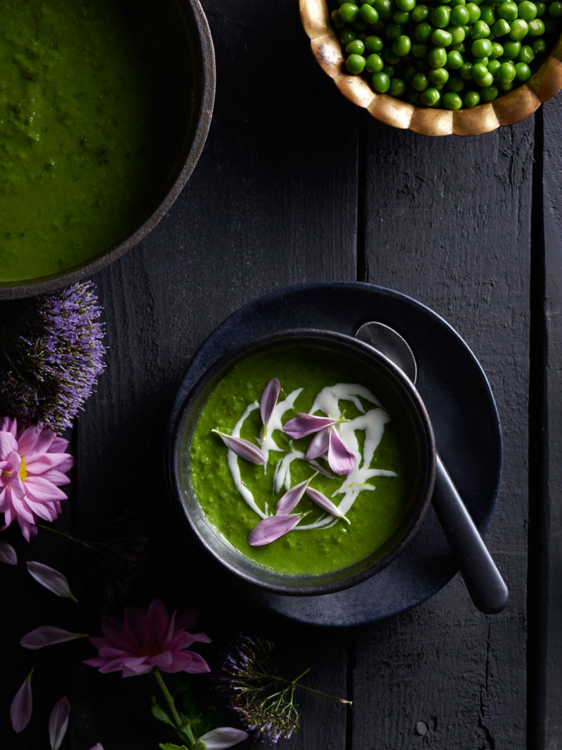 flower pea soup