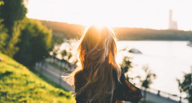 girl walking