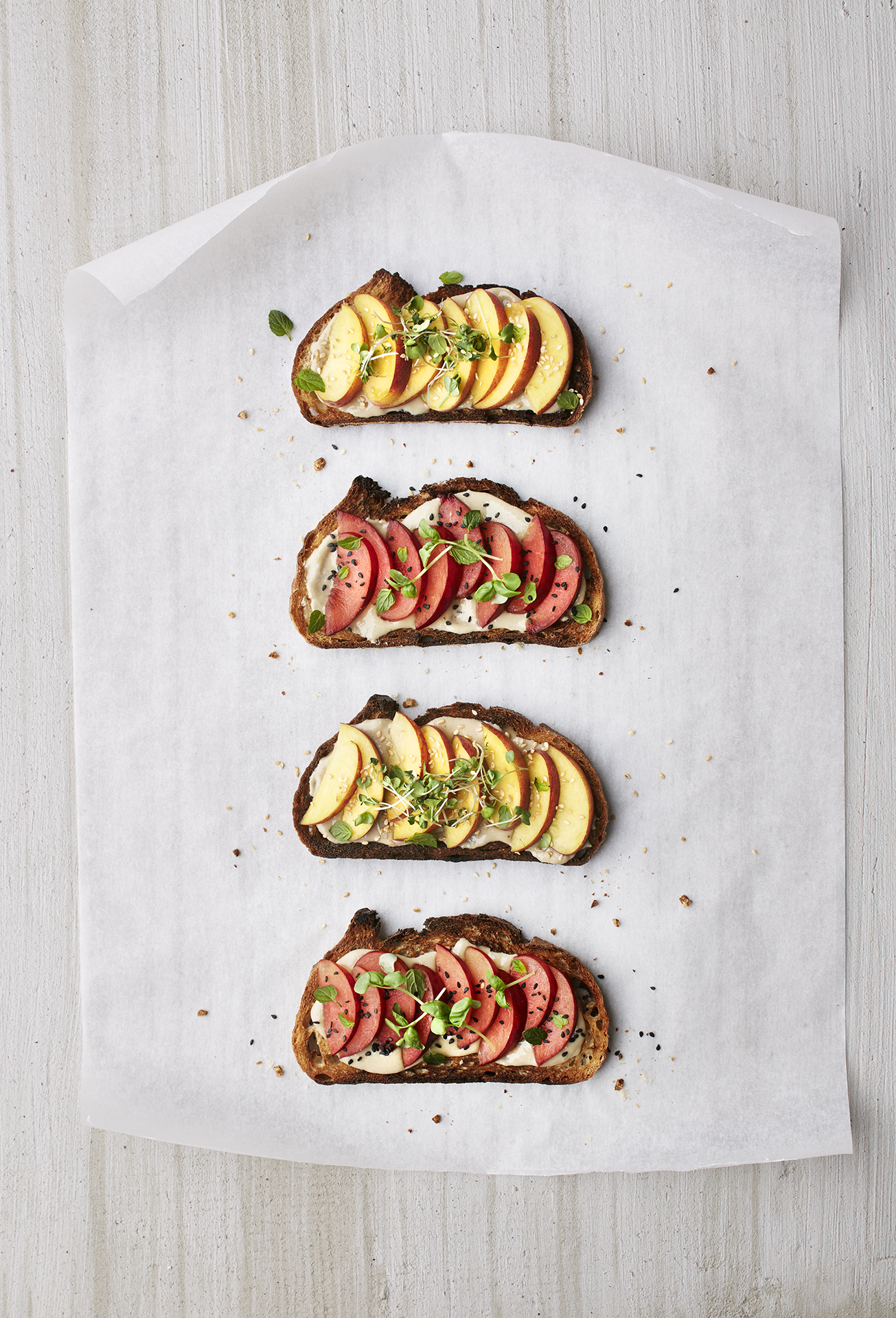 tahini toast