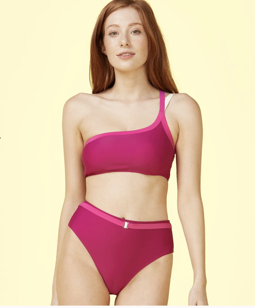 Pink eco-swimwear
