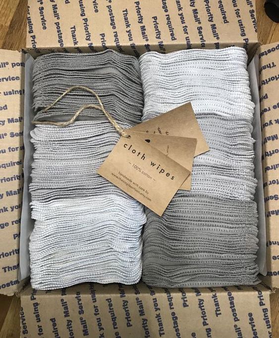 cloth wipes for an eco-friendly bathroom