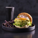 Avocado, Spinach, Almond Veggie Burger