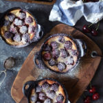 Sweet Vegan Cinnamon Cherry Clafoutis
